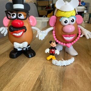 Mr. & Mrs. Potato Head Toy Set with Pink Accents - Classic Kids Toys